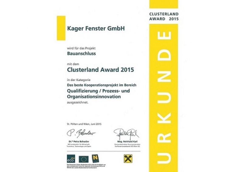 Clusterland Award