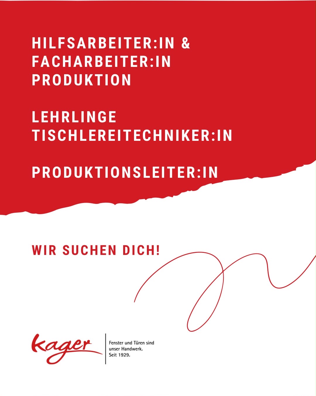 Wir suchen
